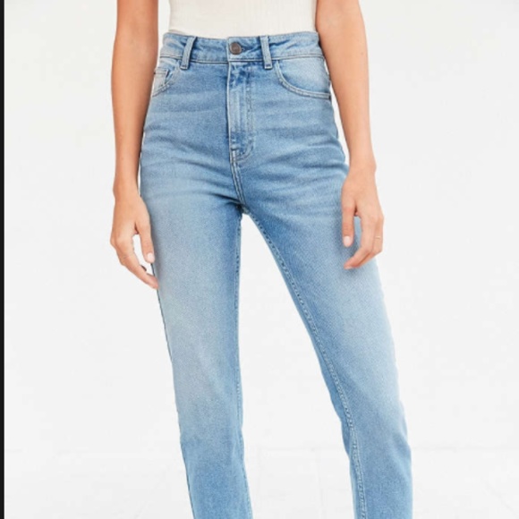 girlfriend high rise jeans